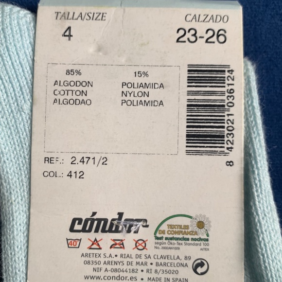 NWT Children’s Knee High Classic Pom Pom Socks - Picture 4 of 4